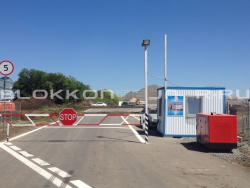 Контрольно-пропускной пункт (КПП) для строй объекта Аэропорт Южный в Турках